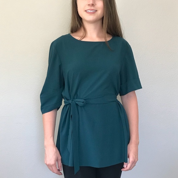 Halogen Front Tie Blouse - Picture 2 of 2